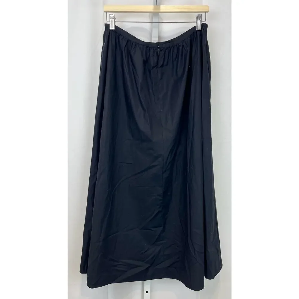 REFORMATION Livvy Two Piece Strapless Linen Top Cotton Midi Skirt Size 10